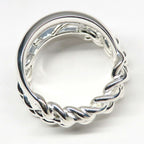 Hermes Ring Boucle Series Inflexible 53 Silver — view 5