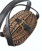 Fendi Basket Bag Handbag Brown — view 6