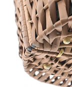 Fendi Basket Bag Handbag Brown — view 8