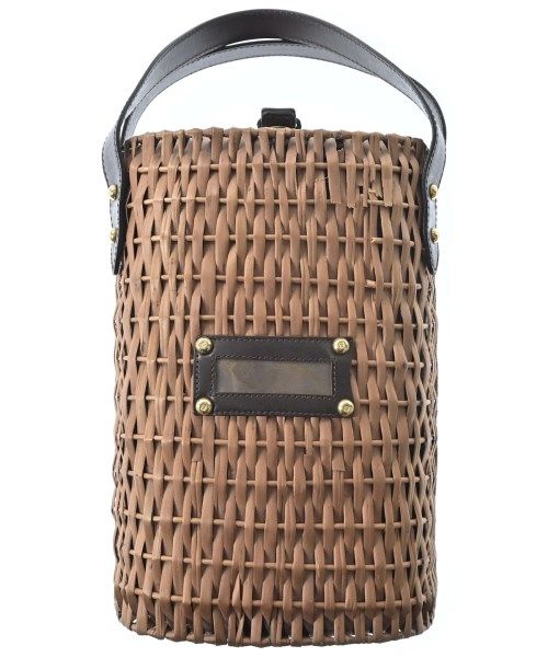 Fendi Basket Bag Handbag Brown