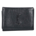 Saint Laurent Paris Cassandra Logo Leather Wallet