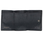 Saint Laurent Paris Cassandra Logo Leather Wallet — view 3