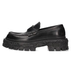 Louis Vuitton Baroque Line LV Logo Buckle Leather Davi Shoes Loafers