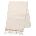 Loewe Anagram Embroidery Wool Cashmere Fringe Scarf