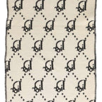 Dior Trotter Pattern Wool Scarf — view 2