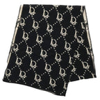 Dior Trotter Pattern Wool Scarf