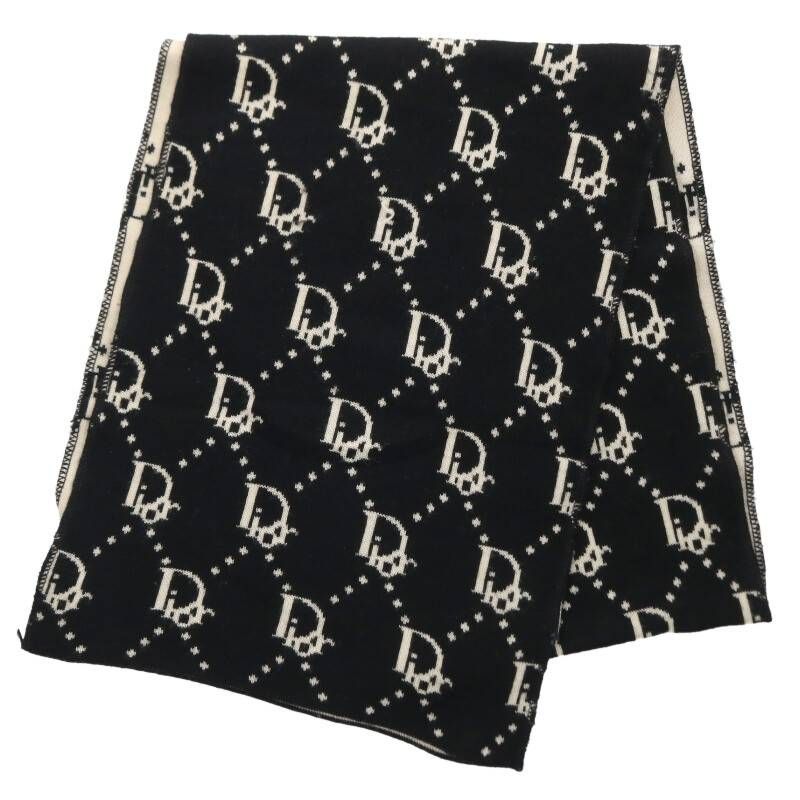 Dior Trotter Pattern Wool Scarf