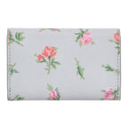 Prada Flower Print Triangle Logo Card Case — view 2