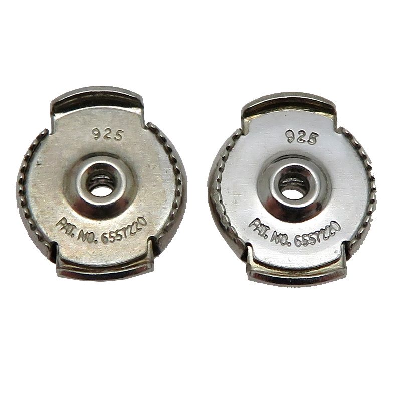 Hermes Earrings Silver — view 5