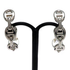 Hermes Earrings Silver — view 2