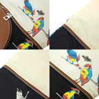 Loewe Paula's Ibiza Anagram Bird Print Nylon Tote Ivory Black — view 9