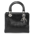 Dior Lady Black Patent Leather Bag