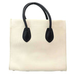 Celine Luggage Phantom Canvas Tote Ivory — view 2