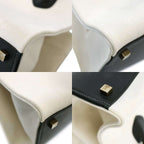 Celine Luggage Phantom Canvas Tote Ivory — view 7