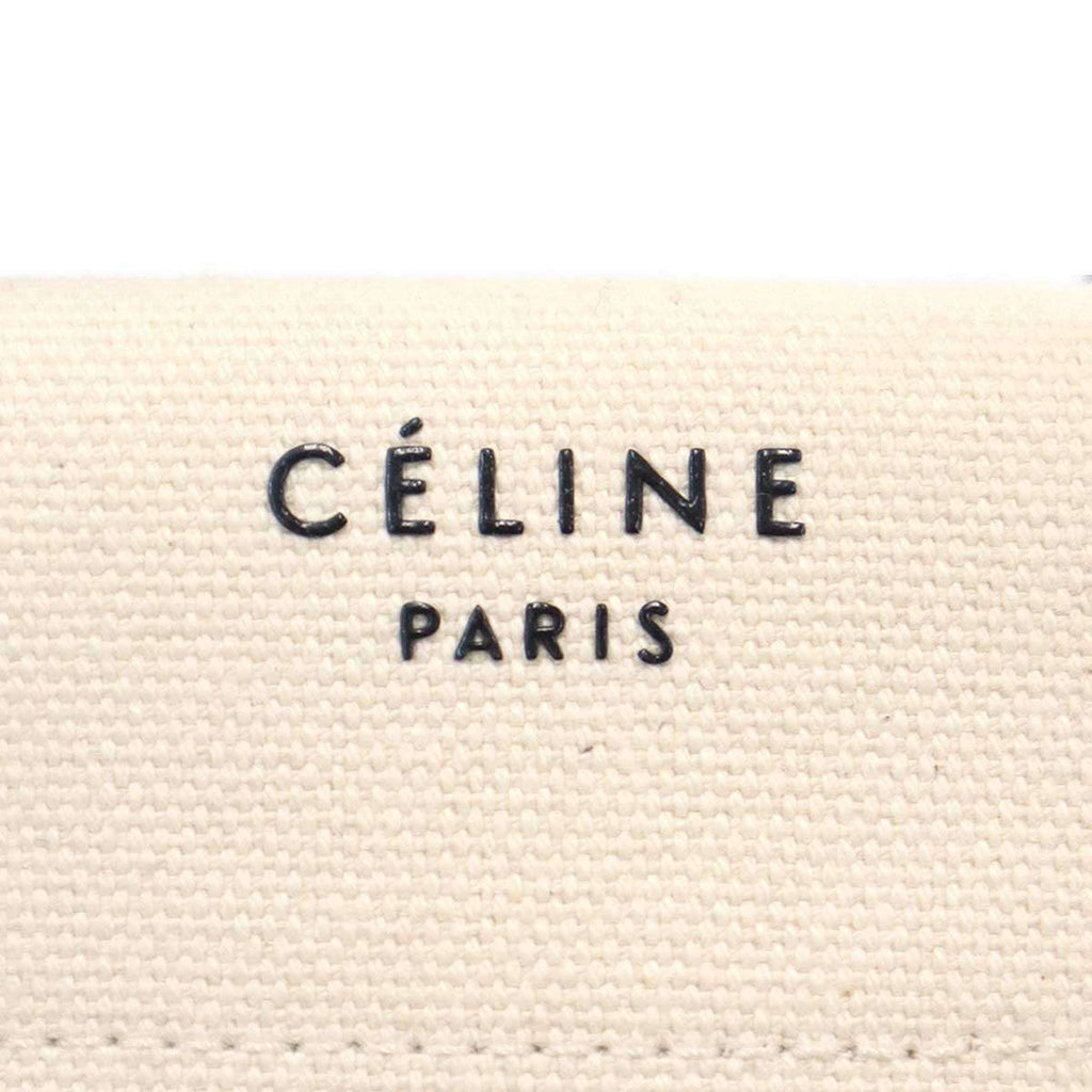 Celine Luggage Phantom Canvas Tote Ivory — view 5