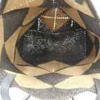Loewe Puzzle Tote XL Daiamond Fold Raffia Gray Beige — view 6
