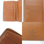 Louis Vuitton Bifold Wallet Porte-Monnaie Viet Viennois Monogram Brown Clasp — view 5