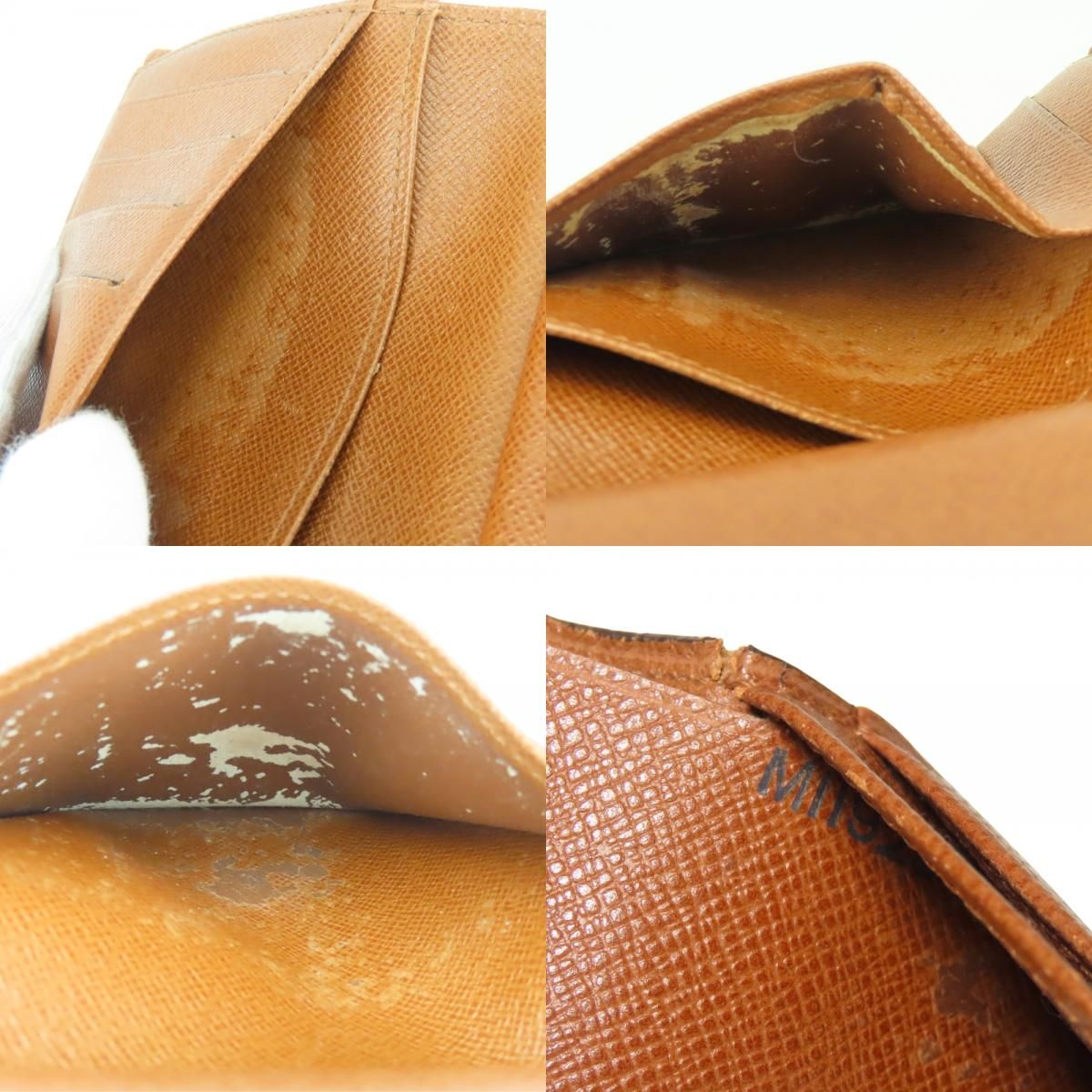 Louis Vuitton Bifold Wallet Porte-Monnaie Viet Viennois Monogram Brown Clasp — view 6