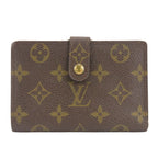 Louis Vuitton Bifold Wallet Porte-Monnaie Viet Viennois Monogram Brown Clasp