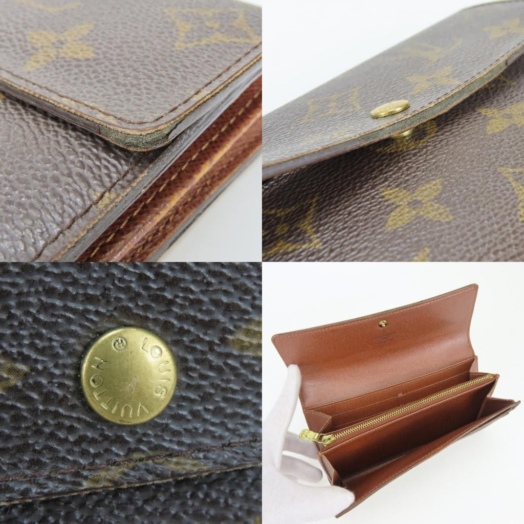 Louis Vuitton Wallet Portefeuille Sarah Monogram Brown Bifold — view 5