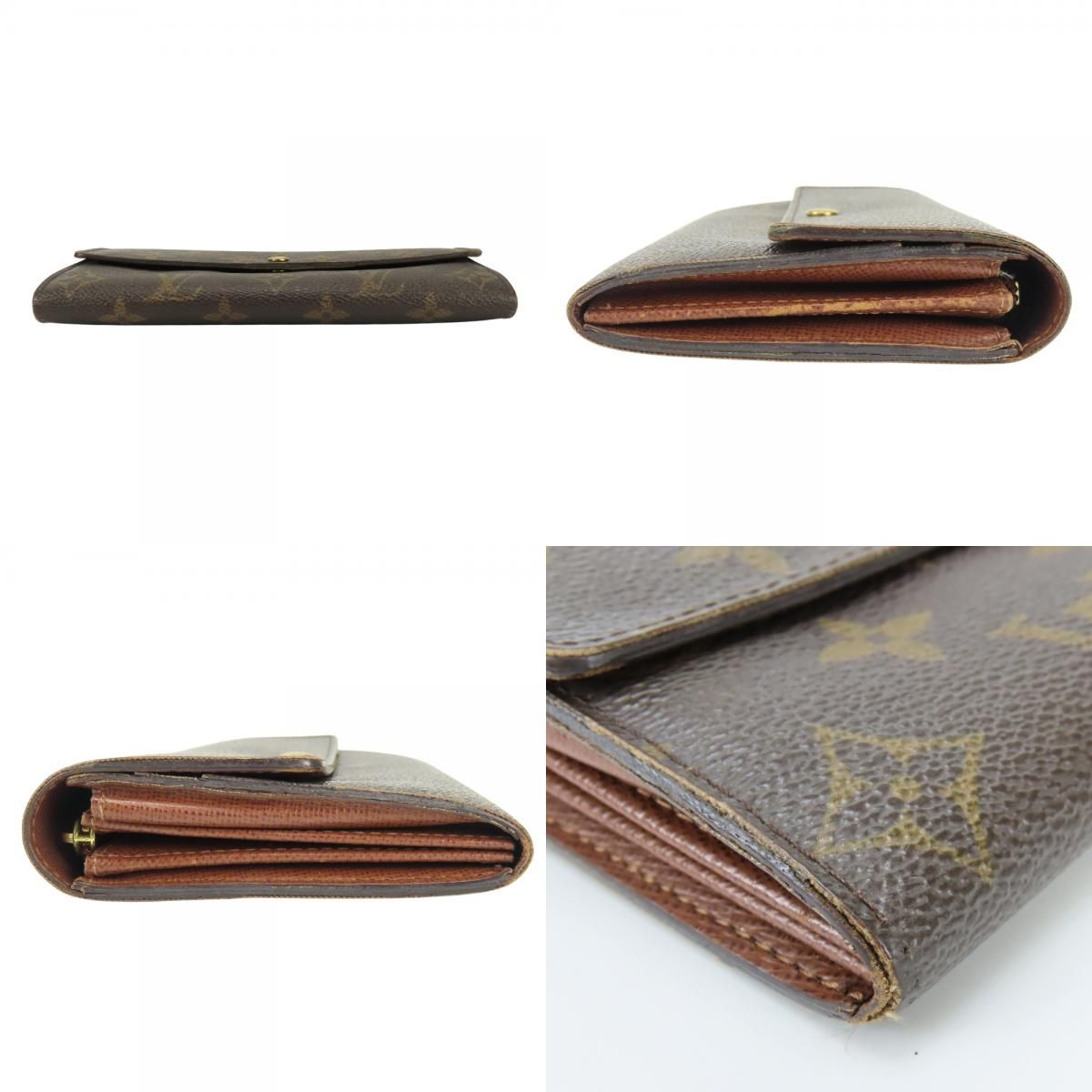 Louis Vuitton Wallet Portefeuille Sarah Monogram Brown Bifold — view 3