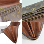 Louis Vuitton Wallet Portefeuille Sarah Monogram Brown Bifold — view 9