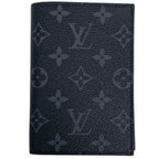 Louis Vuitton Couverture Passport NM Holder Monogram Eclipse Noir