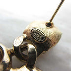 Chanel Earrings Heart CC Logo Rhinestone Stud Gold Pink — view 8