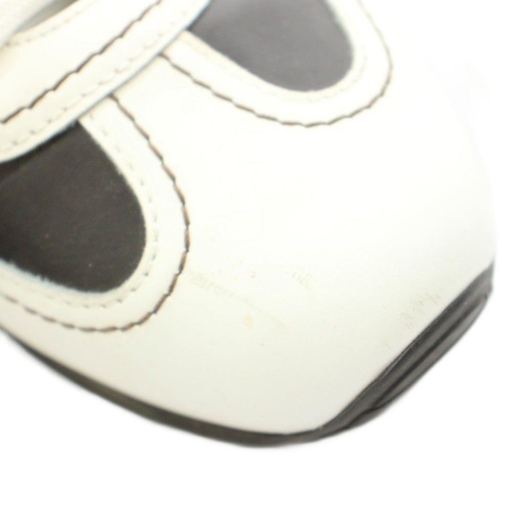 Louis Vuitton Sneakers Low Cut Perforated Leather Mesh 8 White KU — view 9