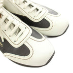 Louis Vuitton Sneakers Low Cut Perforated Leather Mesh 8 White KU — view 6