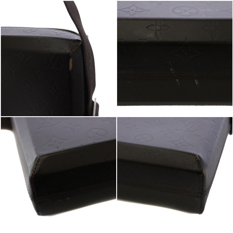 Louis Vuitton Monogram Glace Steve Shoulder Bag Brown — view 7