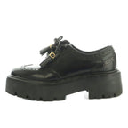 Celine Blog Triomphe Tassel Platform Shoes 36.5 Black — view 2