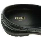 Celine Blog Triomphe Tassel Platform Shoes 36.5 Black — view 7