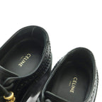 Celine Blog Triomphe Tassel Platform Shoes 36.5 Black — view 4