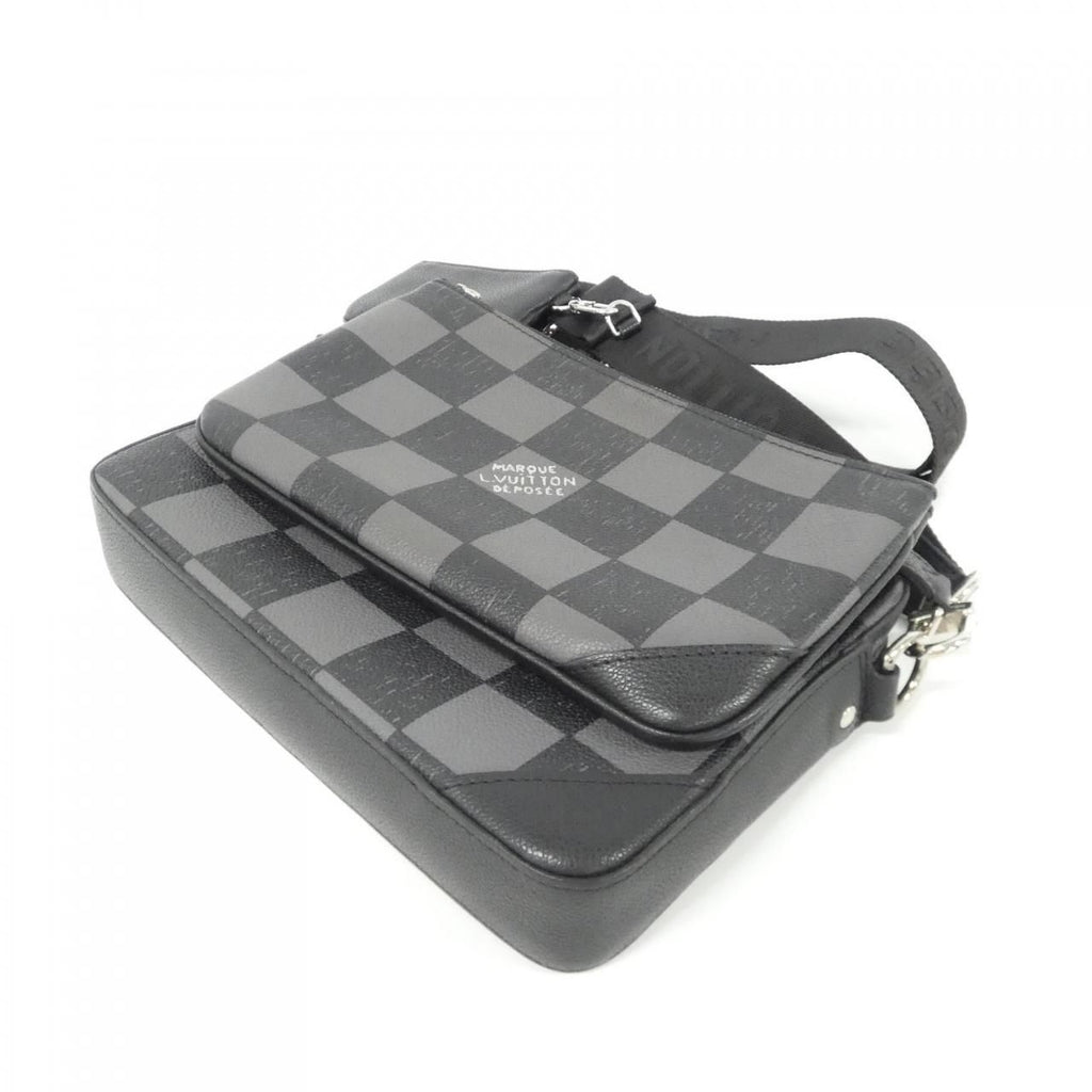 Louis Vuitton Damier Checkerboard Trio Messenger Shoulder Bag — view 3
