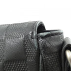 Louis Vuitton Damier Infini District MM Shoulder Bag — view 5