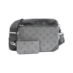 Louis Vuitton Monogram Eclipse Reverse Trio Messenger Shoulder Bag