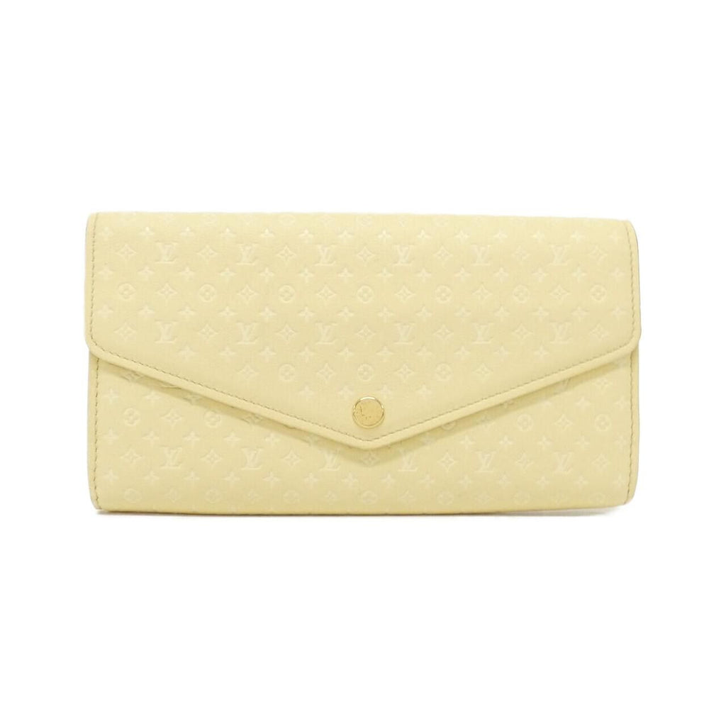 Louis Vuitton Nanog Lambskin Portefeuille Sarah Wallet