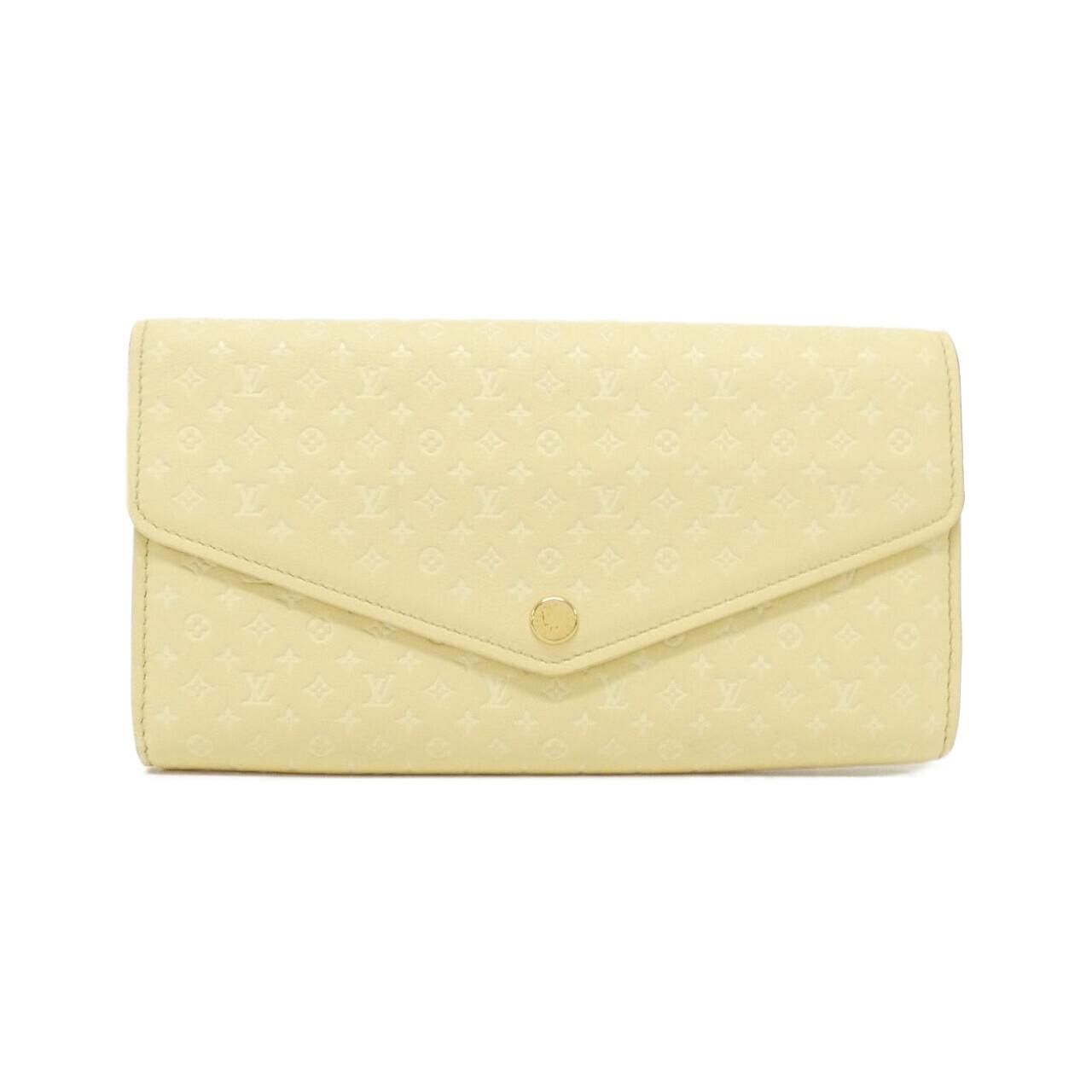 Louis Vuitton Nanog Lambskin Portefeuille Sarah Wallet
