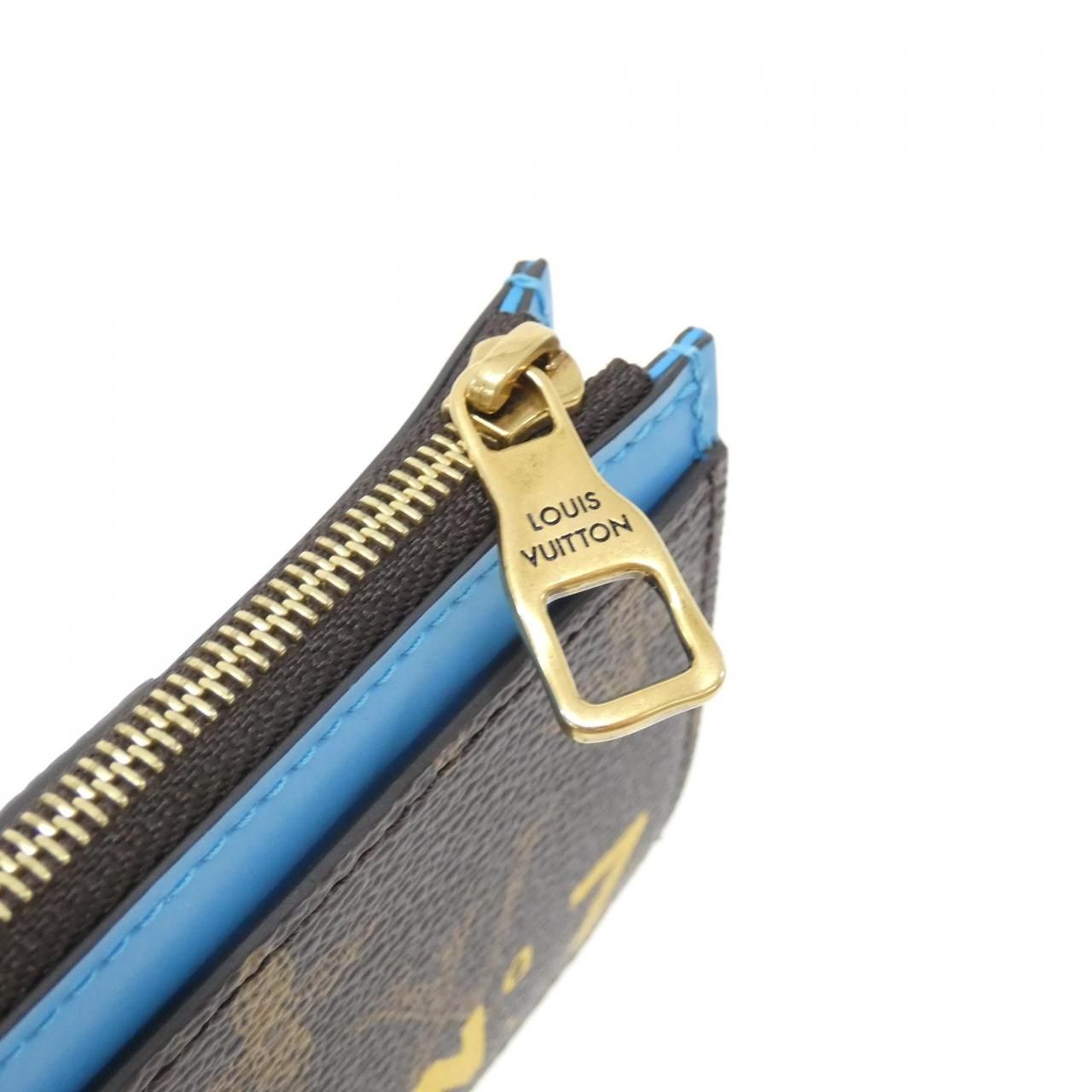 Louis Vuitton Monogram Coin Card Holder Case — view 5