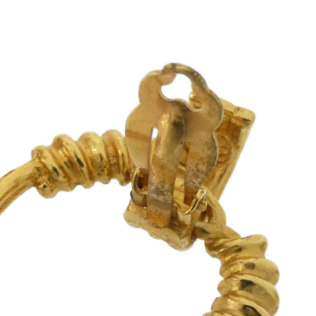 Chanel Vintage Earrings Gold — view 4