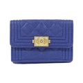 Chanel Line Wallet Blue