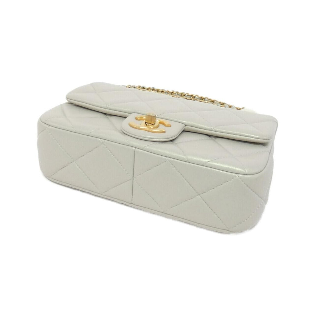 Chanel Shoulder Bag Gray — view 3