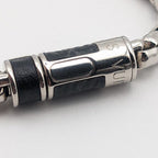 Louis Vuitton Monogram Eclipse Chain Bracelet Silver — view 3