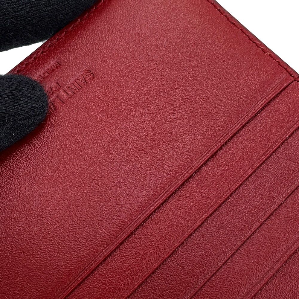 Saint Laurent Paris Bifold Wallet East Waist Patent Leather — view 6