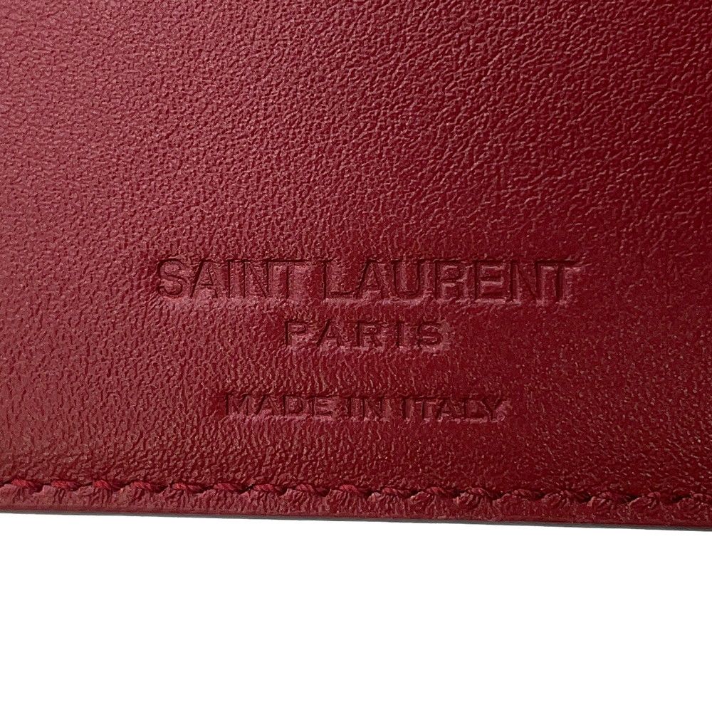 Saint Laurent Paris Bifold Wallet East Waist Patent Leather — view 7