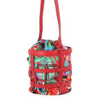 Hermes Handbag Musardine Rouge Casac Multicolor Silver Epsom Silk — view 2