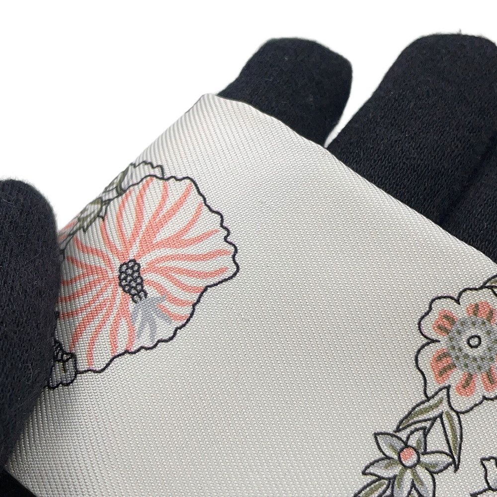 Hermes Twilly Brides de Gala en Fleurs & Eyeliner Silk Scarf — view 5