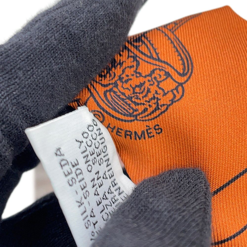 Hermes Twilly Brides de Gala en Fleurs & Eyeliner Silk Scarf — view 8
