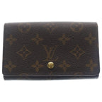 Louis Vuitton Porte Monet Billets Tresor Compact Wallet Bifold Brown